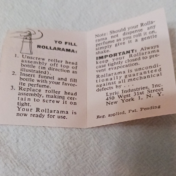 Gold Rollarama Refillable Roll-On Perfumer - Picture 7 of 8